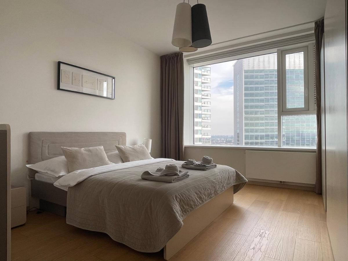 Sag Panorama Apartment 3 Rooms 19Th Floor Great View Free Parking Bratysława Zewnętrze zdjęcie