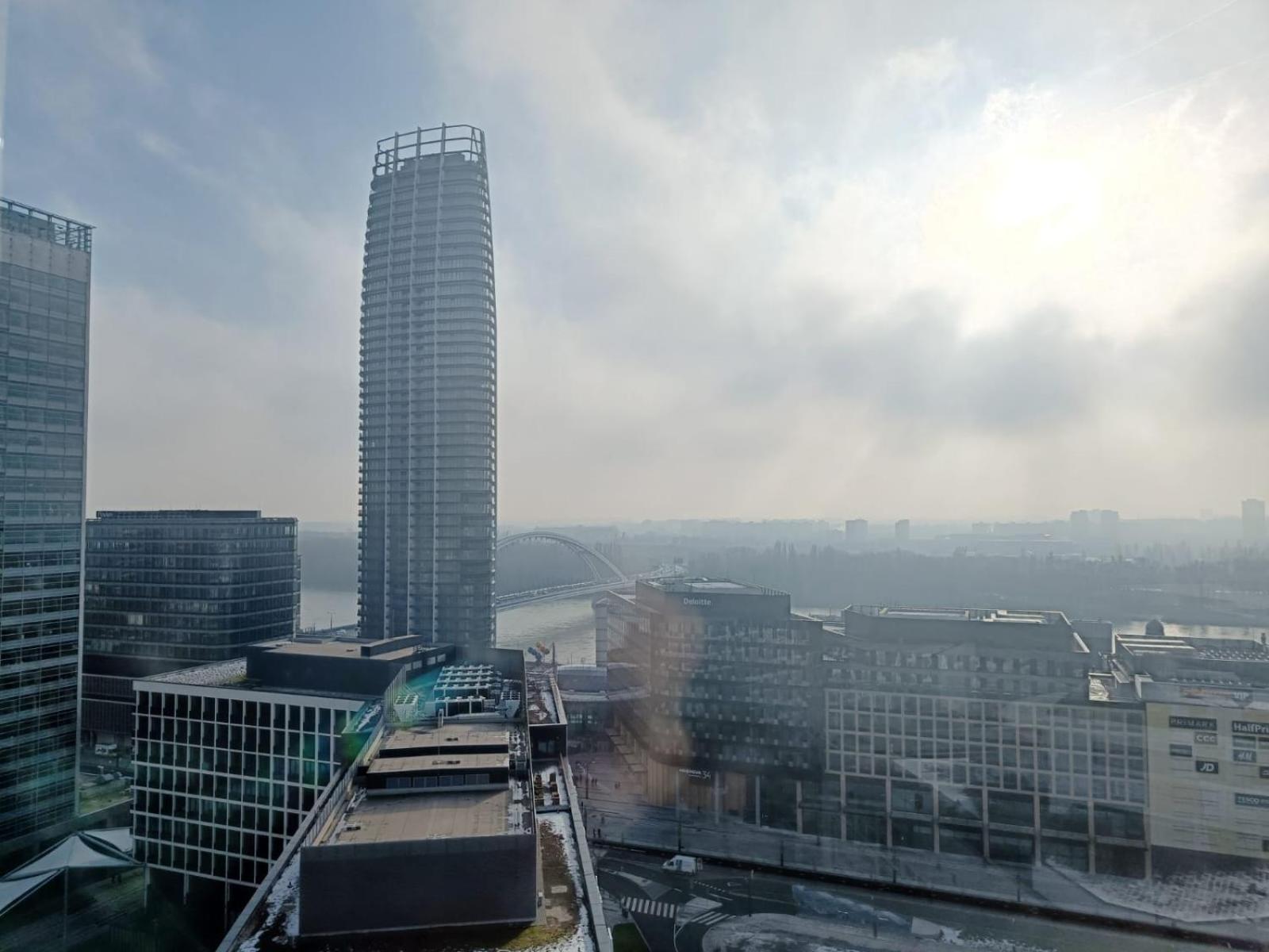 Sag Panorama Apartment 3 Rooms 19Th Floor Great View Free Parking Bratysława Zewnętrze zdjęcie