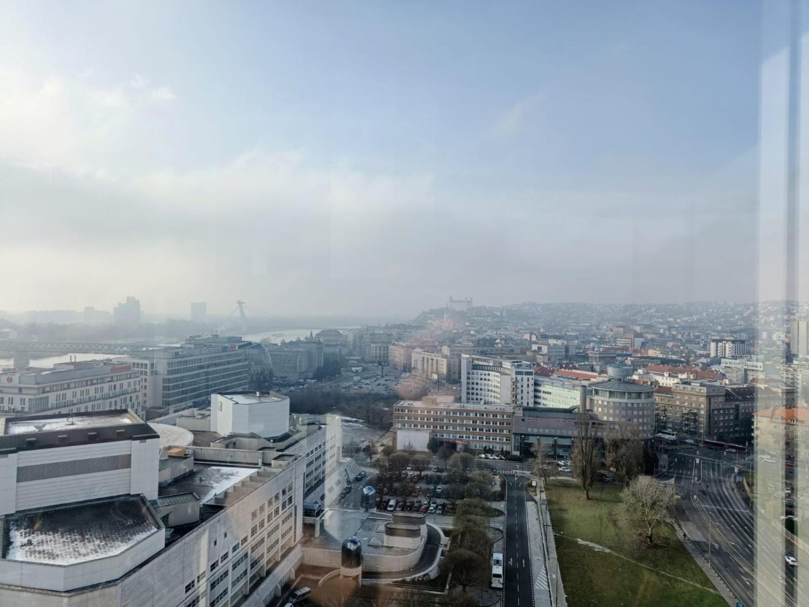 Sag Panorama Apartment 3 Rooms 19Th Floor Great View Free Parking Bratysława Zewnętrze zdjęcie